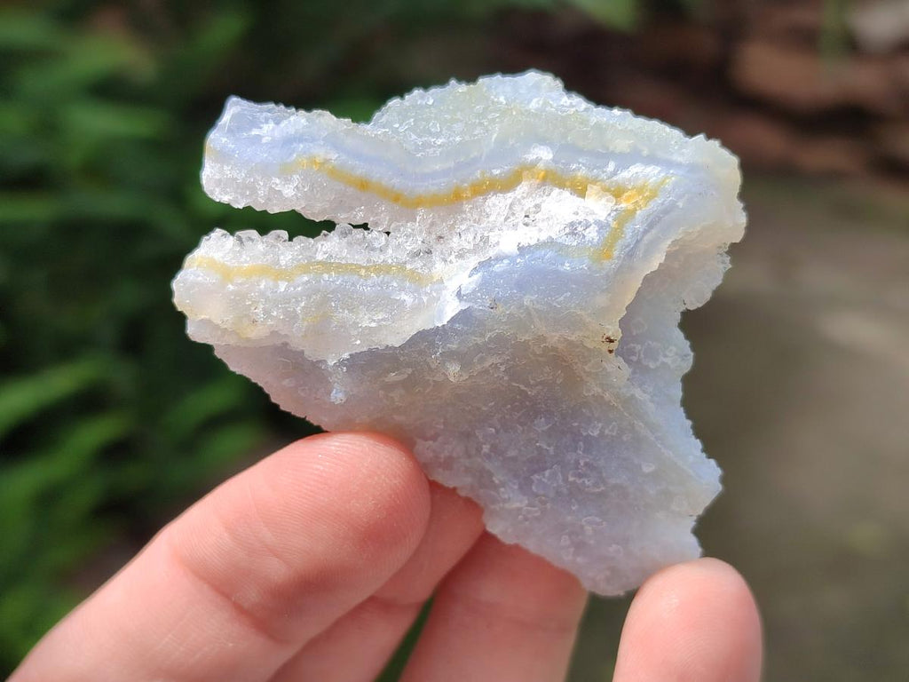 Natural Etched Blue Chalcedony Geodes x 35 From Nsanje, Malawi - Toprock Gemstones and Minerals 