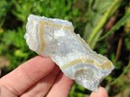 Natural Etched Blue Chalcedony Geodes x 35 From Nsanje, Malawi - Toprock Gemstones and Minerals 