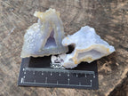 Natural Etched Blue Chalcedony Geodes x 35 From Nsanje, Malawi - Toprock Gemstones and Minerals 