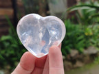 Polished Girasol Pearl Quartz Hearts x 24 From Ambatondrazaka, Madagascar - Toprock Gemstones and Minerals 