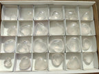 Polished Girasol Pearl Quartz Hearts x 24 From Ambatondrazaka, Madagascar - Toprock Gemstones and Minerals 