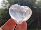 Polished Girasol Pearl Quartz Hearts x 24 From Ambatondrazaka, Madagascar - Toprock Gemstones and Minerals 