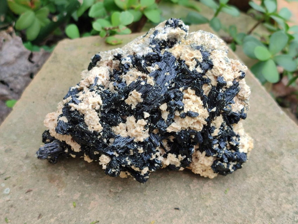 Natural Schorl Black Tourmaline with Vermiculite x 3 From Erongo, Namibia - Toprock Gemstones and Minerals 