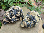Natural Schorl Black Tourmaline with Vermiculite x 3 From Erongo, Namibia - Toprock Gemstones and Minerals 