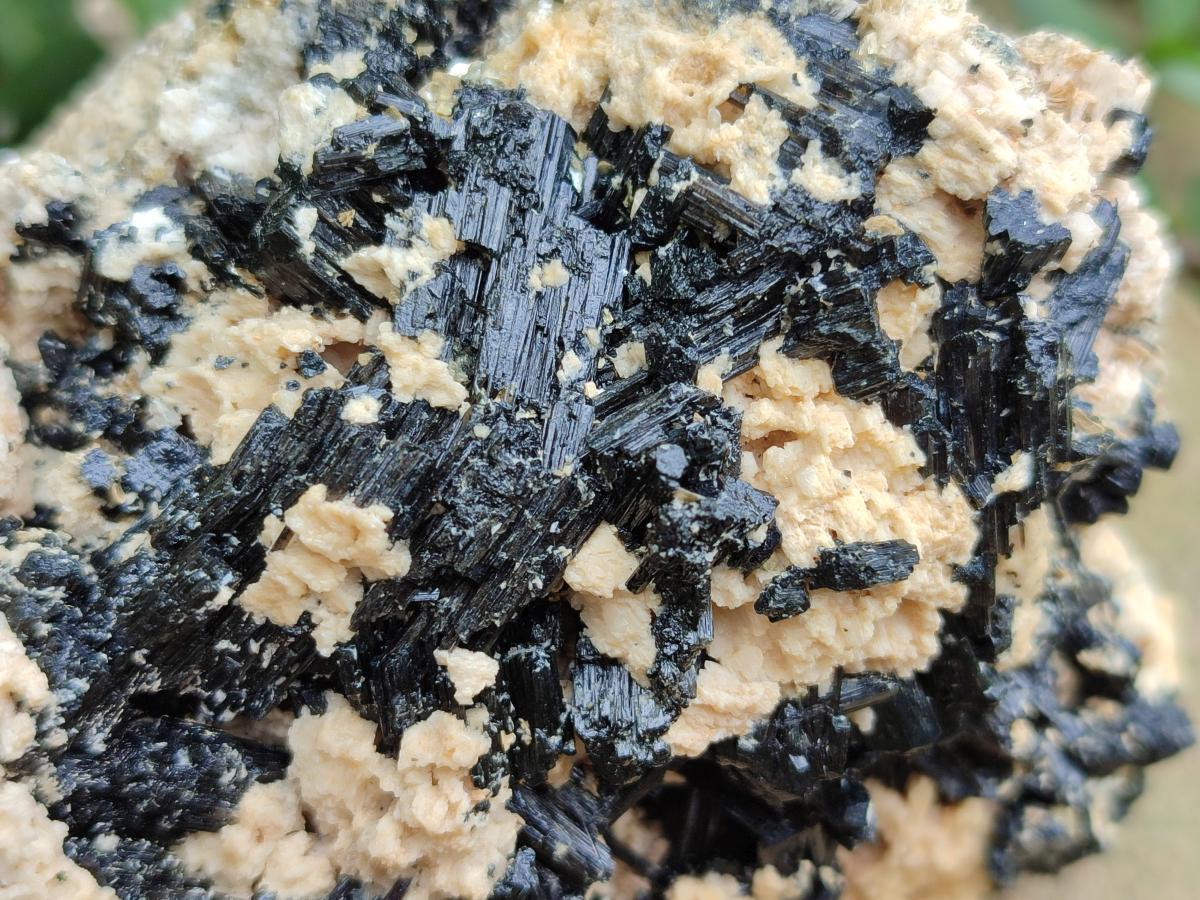 Natural Schorl Black Tourmaline with Vermiculite x 3 From Erongo, Namibia - Toprock Gemstones and Minerals 