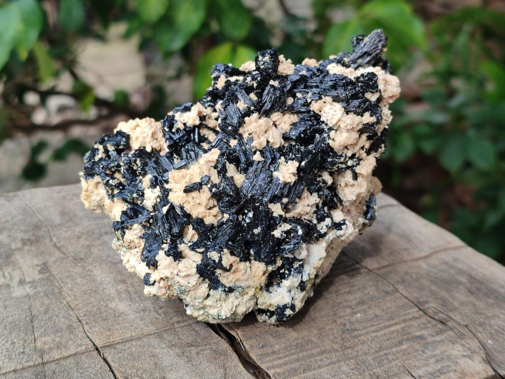 Natural Schorl Black Tourmaline with Vermiculite x 3 From Erongo, Namibia - Toprock Gemstones and Minerals 