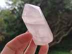 Polished Gemmy Rose Quartz Crystals x 6 From Madagascar - Toprock Gemstones and Minerals 