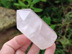 Polished Gemmy Rose Quartz Crystals x 6 From Madagascar - Toprock Gemstones and Minerals 