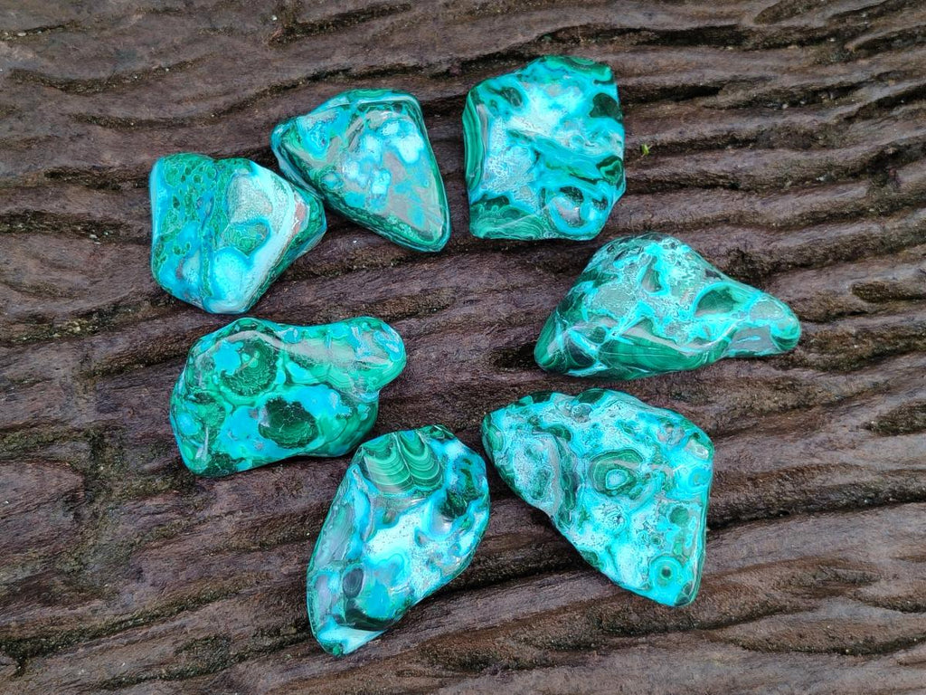 Polished Malacolla Free Forms x 24 From Kulukuluku, Congo - Toprock Gemstones and Minerals 