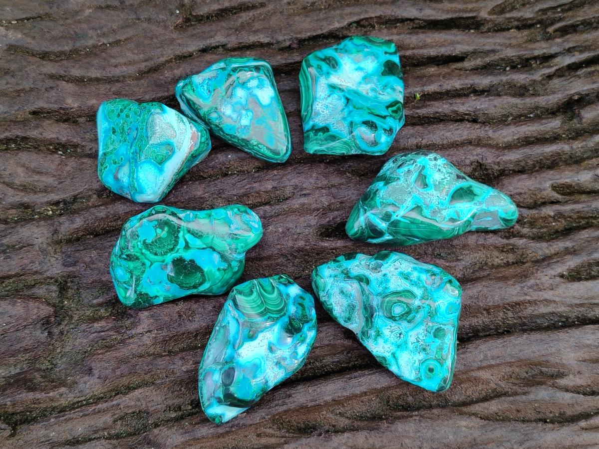 Polished Malacolla Free Forms x 24 From Kulukuluku, Congo - Toprock Gemstones and Minerals 