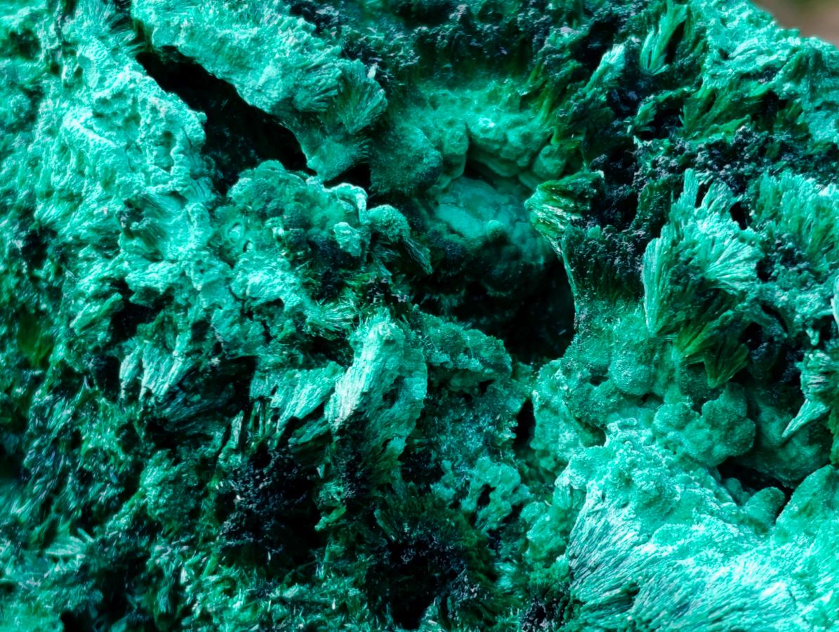 Natural Large Silky Malachite Specimen x 1 From Kasompe, Congo - Toprock Gemstones and Minerals 