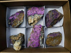 Natural Metallic Cobbed Purpurite Specimens x 6 From Erongo, Namibia - Toprock Gemstones and Minerals 