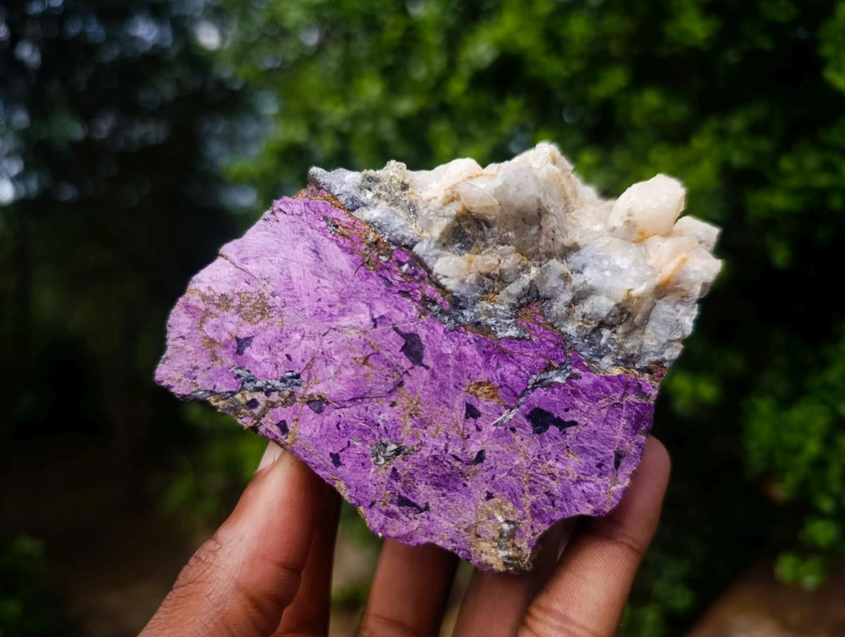 Natural Metallic Cobbed Purpurite Specimens x 6 From Erongo, Namibia - Toprock Gemstones and Minerals 