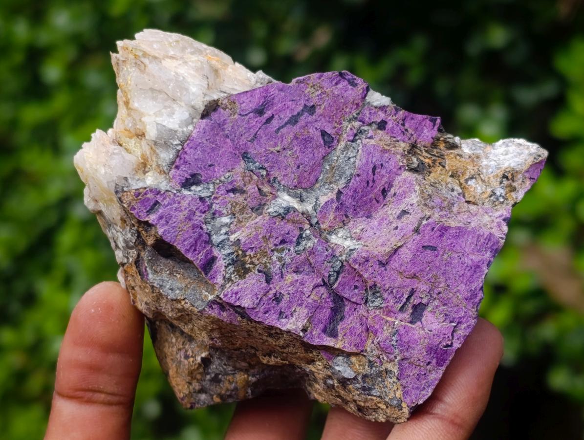 Natural Metallic Cobbed Purpurite Specimens x 6 From Erongo, Namibia - Toprock Gemstones and Minerals 