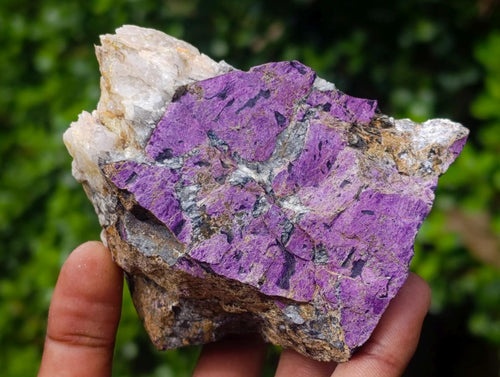 Natural Metallic Cobbed Purpurite Specimens x 6 From Erongo, Namibia - Toprock Gemstones and Minerals 