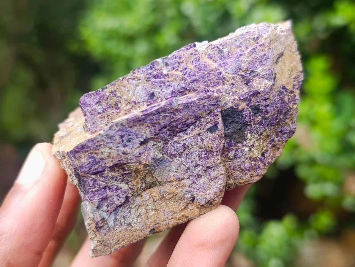 Natural Metallic Cobbed Purpurite Specimens x 6 From Erongo, Namibia - Toprock Gemstones and Minerals 