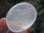Polished Girasol Pearl Quartz Palm Stones x 20 From Ambatondrazaka, Madagascar - Toprock Gemstones and Minerals 