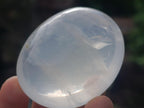 Polished Girasol Pearl Quartz Palm Stones x 20 From Ambatondrazaka, Madagascar - Toprock Gemstones and Minerals 