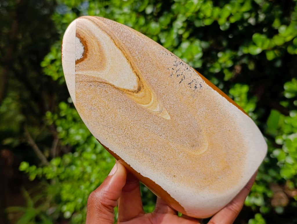 Polished Picture Stone Jasper Standing Display Pieces x 3 From Ais-Ais, Namibia - Toprock Gemstones and Minerals 
