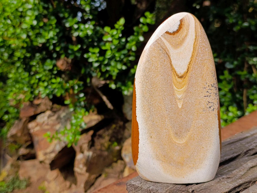 Polished Picture Stone Jasper Standing Display Pieces x 3 From Ais-Ais, Namibia - Toprock Gemstones and Minerals 