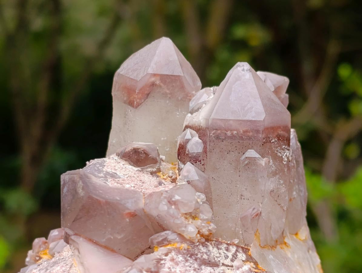 Natural Large Red Hematoid Quartz Cluster x 1 From Karoi, Zimbabwe - Toprock Gemstones and Minerals 