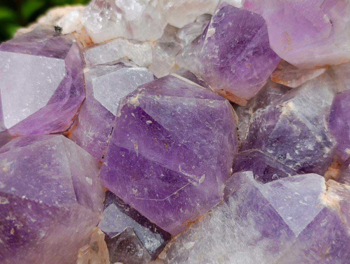 Natural Large Jacaranda Amethyst Crystal Cluster x 1 From Mumbwa, Zambia - Toprock Gemstones and Minerals 
