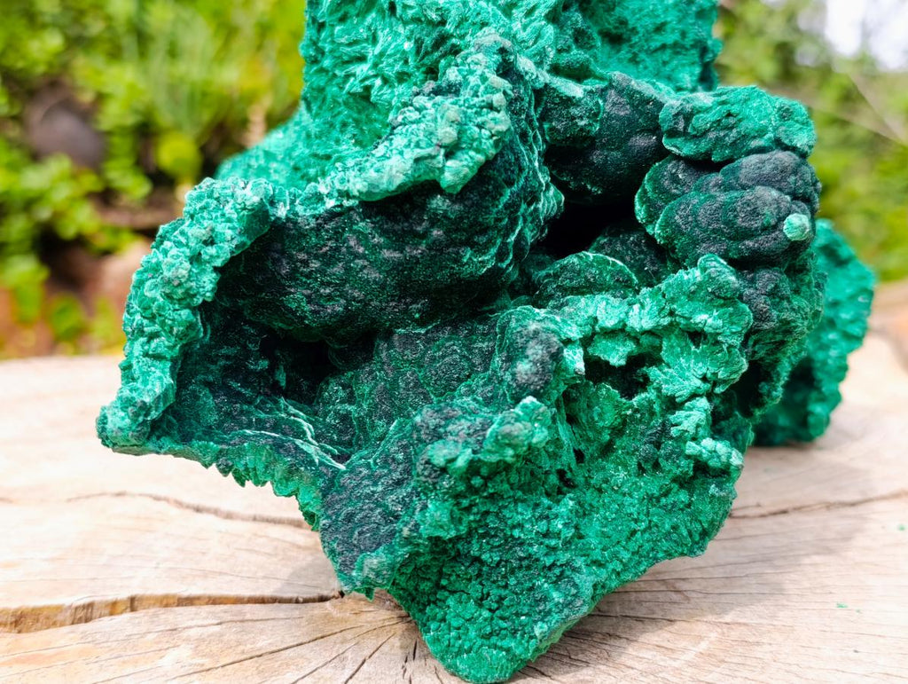Natural XXL Silky Malachite Specimen x 1 From Kasompe, Congo - Toprock Gemstones and Minerals 