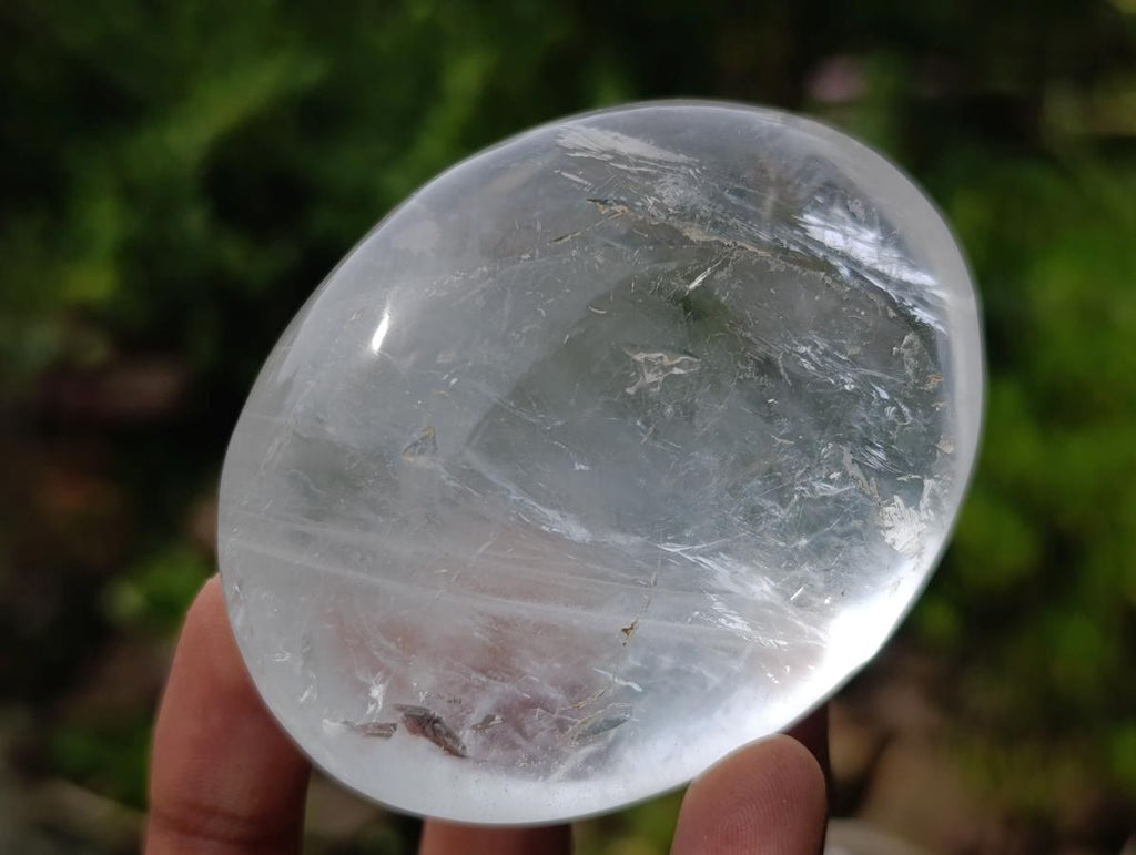 Polished Large Rock Crystal Galets x 12 From Amoron’i Mania, Madagascar - Toprock Gemstones and Minerals 