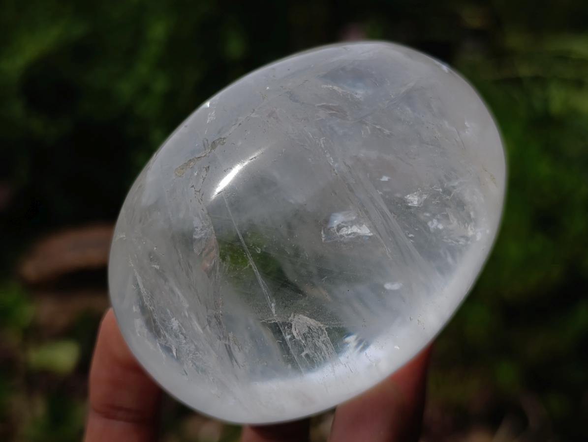 Polished Large Rock Crystal Galets x 12 From Amoron’i Mania, Madagascar - Toprock Gemstones and Minerals 
