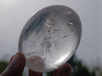 Polished Large Rock Crystal Galets x 12 From Amoron’i Mania, Madagascar - Toprock Gemstones and Minerals 