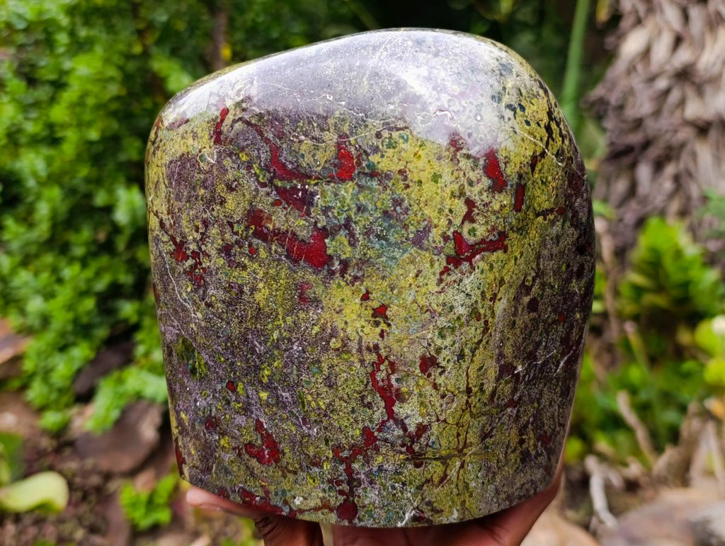Polished Large Bastite Dragonsblood Stone Standing Display Piece x 1 From Tshipise, South Africa - Toprock Gemstones and Minerals 