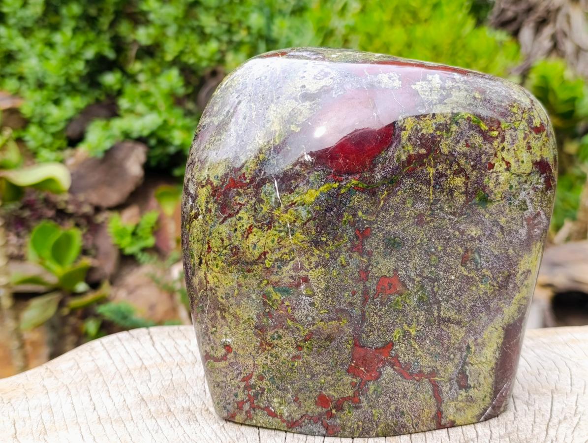 Polished Large Bastite Dragonsblood Stone Standing Display Piece x 1 From Tshipise, South Africa - Toprock Gemstones and Minerals 