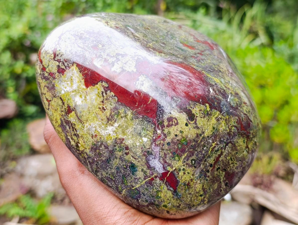 Polished Large Bastite Dragonsblood Stone Standing Display Piece x 1 From Tshipise, South Africa - Toprock Gemstones and Minerals 