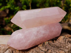 Polished Double Terminated Gemmy Rose Quartz Crystals x 4 From Madagascar - Toprock Gemstones and Minerals 