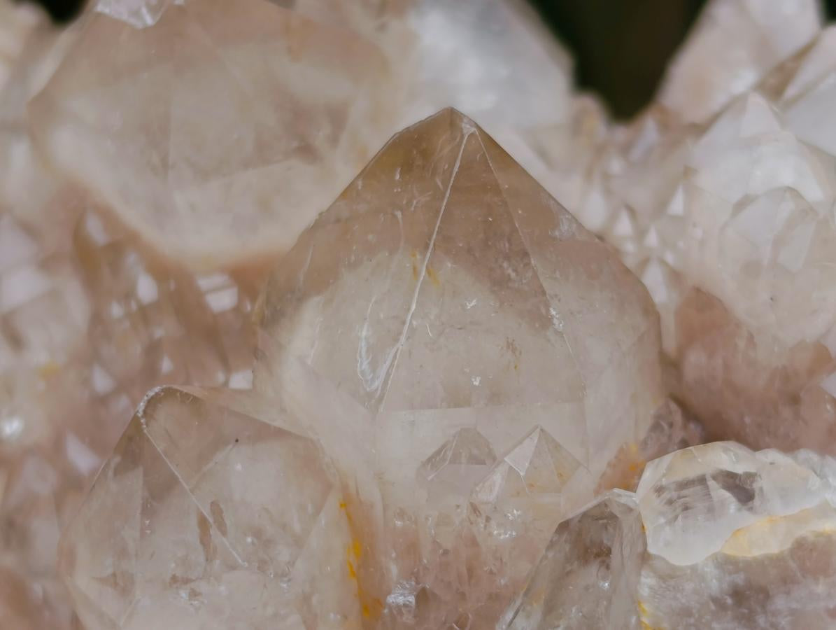 Natural Smokey Phantom Quartz Clusters x 2 From Luena, Congo - Toprock Gemstones and Minerals 