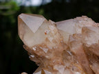 Natural Smokey Phantom Quartz Clusters x 2 From Luena, Congo - Toprock Gemstones and Minerals 