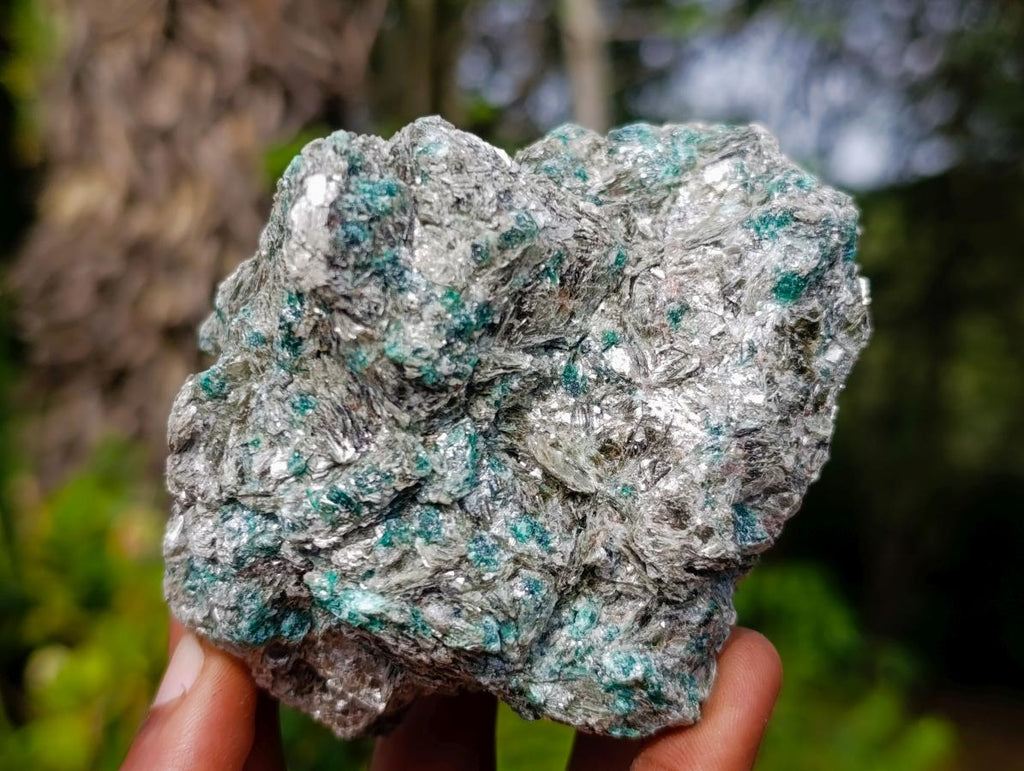 Natural Emerald Mica 'Mutokolite' Cobbed Specimens x 6 From Mutoko, Zimbabwe - Toprock Gemstones and Minerals 