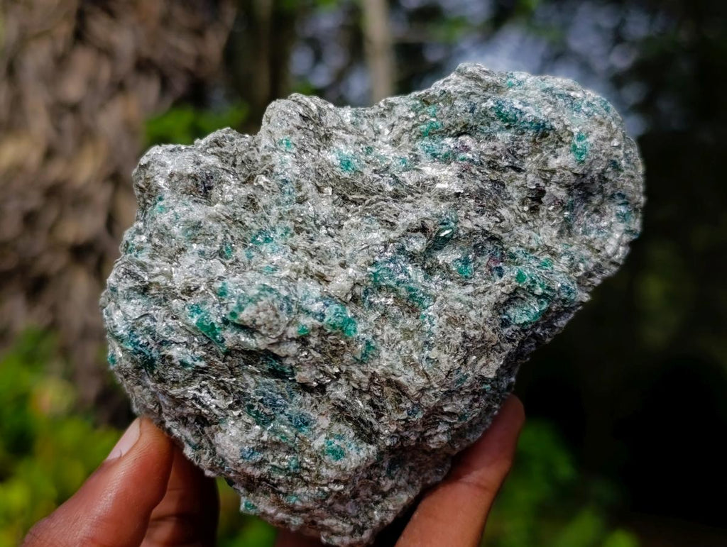 Natural Emerald Mica 'Mutokolite' Cobbed Specimens x 6 From Mutoko, Zimbabwe - Toprock Gemstones and Minerals 