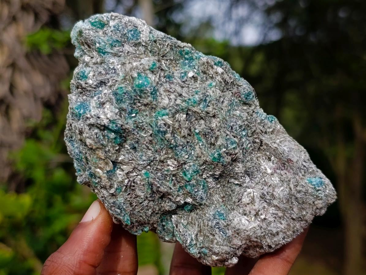 Natural Emerald Mica 'Mutokolite' Cobbed Specimens x 6 From Mutoko, Zimbabwe - Toprock Gemstones and Minerals 