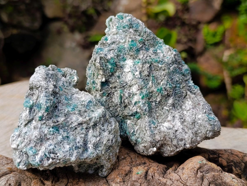 Natural Emerald Mica 'Mutokolite' Cobbed Specimens x 6 From Mutoko, Zimbabwe - Toprock Gemstones and Minerals 