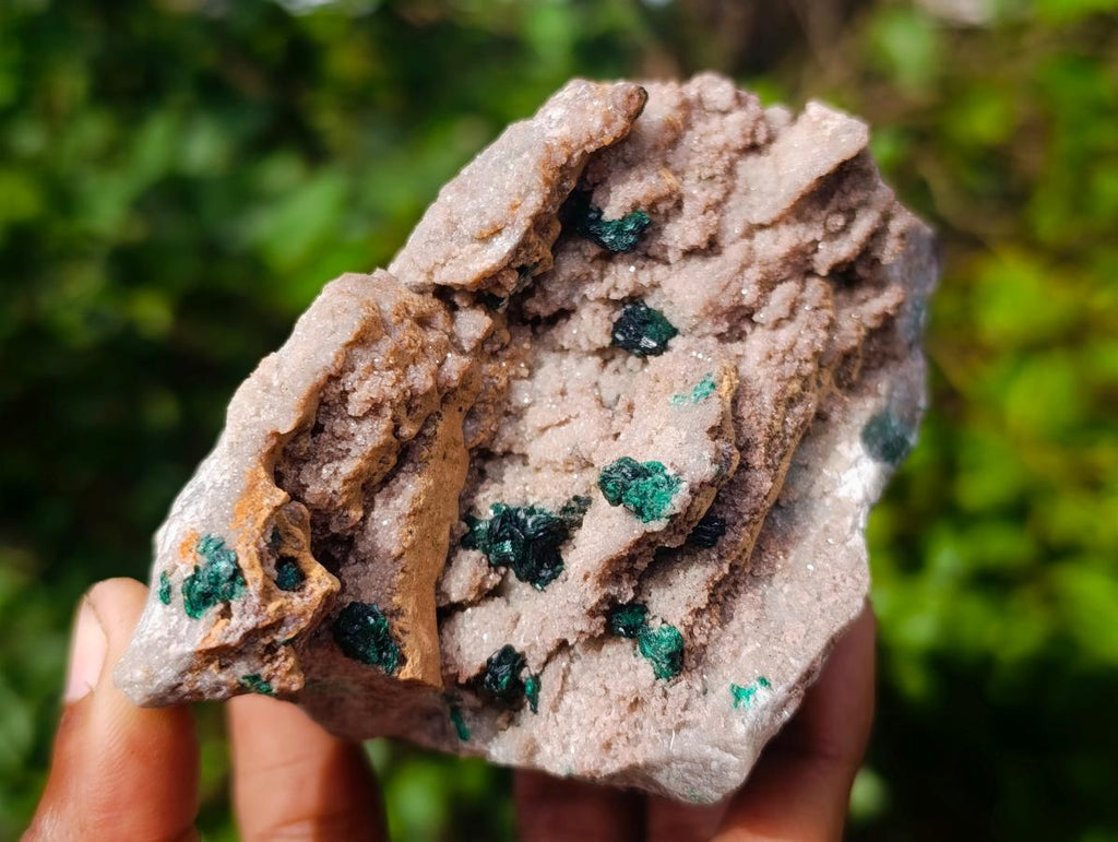 Natural Crystalline Malachite Specimens x 2 From Tenke Fungurume, Congo - Toprock Gemstones and Minerals 