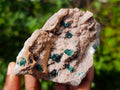 Natural Crystalline Malachite Specimens x 2 From Tenke Fungurume, Congo - Toprock Gemstones and Minerals 
