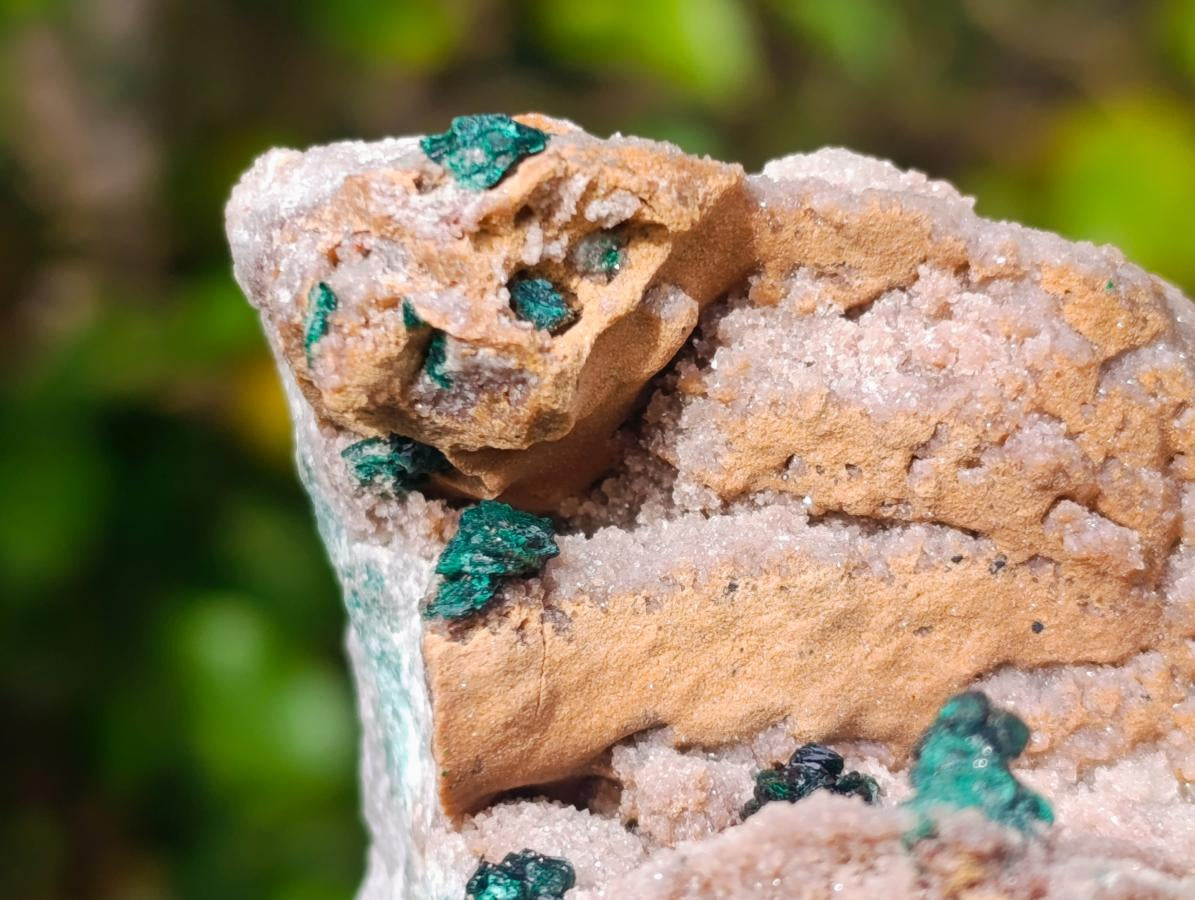 Natural Crystalline Malachite Specimens x 2 From Tenke Fungurume, Congo - Toprock Gemstones and Minerals 