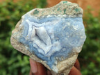 Natural Blue Lace Agate Specimens x 12 From Nsanje, Malawi - Toprock Gemstones and Minerals 