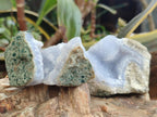 Natural Blue Lace Agate Specimens x 12 From Nsanje, Malawi - Toprock Gemstones and Minerals 