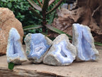 Natural Blue Lace Agate Specimens x 12 From Nsanje, Malawi - Toprock Gemstones and Minerals 