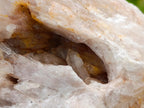 Natural Cascading White Phantom Smokey Luena Quartz Clusters x 2 From Luena, Congo - Toprock Gemstones and Minerals 