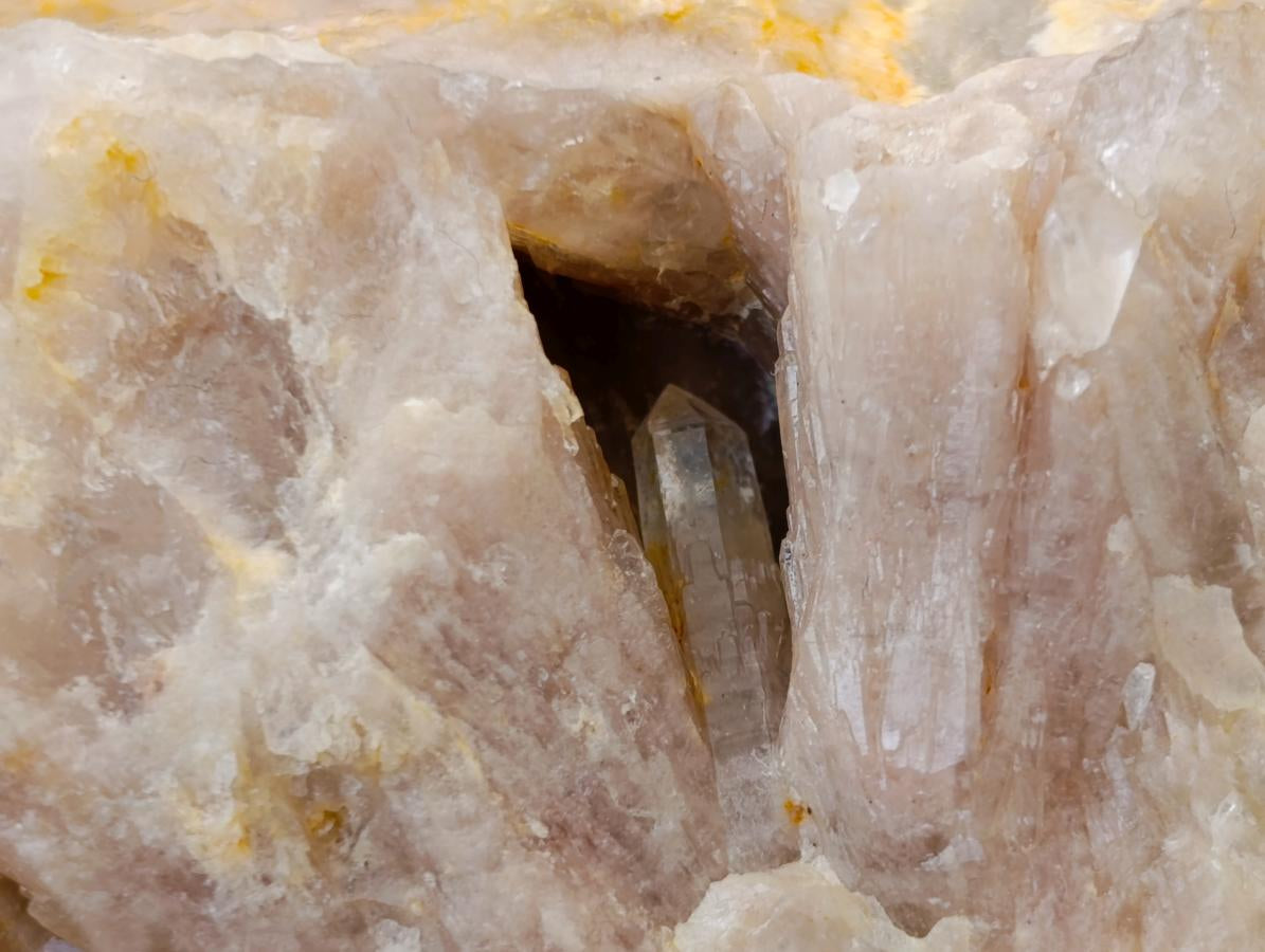 Natural Cascading White Phantom Smokey Luena Quartz Clusters x 2 From Luena, Congo - Toprock Gemstones and Minerals 