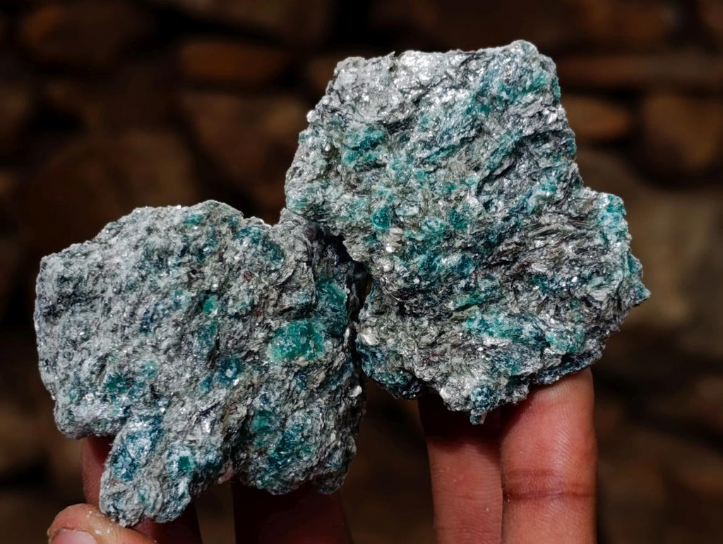 Natural Emerald Mica 'Mutokolite' Cobbed Specimens x 35 From Mutoko, Zimbabwe - Toprock Gemstones and Minerals 