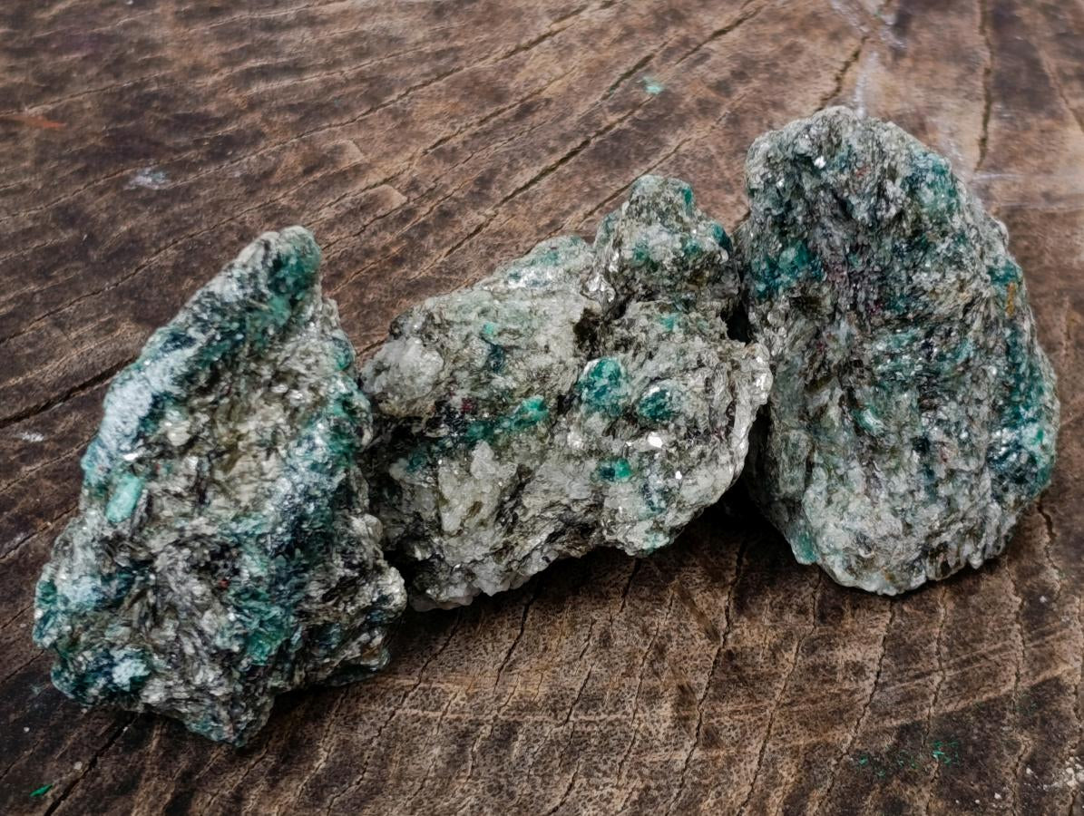 Natural Emerald Mica 'Mutokolite' Cobbed Specimens x 35 From Mutoko, Zimbabwe - Toprock Gemstones and Minerals 